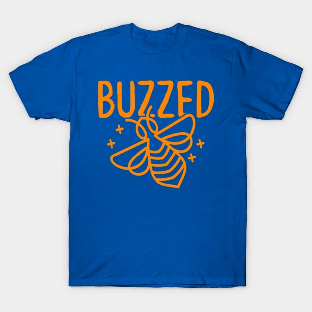 Buzzed Bee Shirt - Beekeeper Gift Idea, Beekeeping Lover, Honeybee Shirt, Bees Humor, Honeybee Queen T-Shirt by BlueTshirtCo